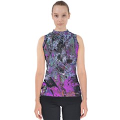 Lo-fi Hyperactivity Mock Neck Shell Top by MRNStudios