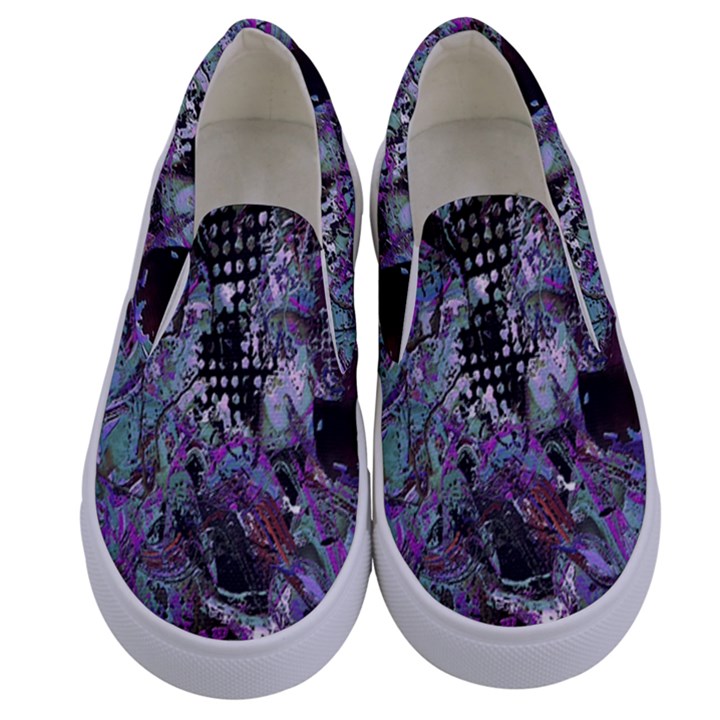 Lo-fi Hyperactivity Kids  Canvas Slip Ons