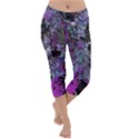 Lo-fi Hyperactivity Lightweight Velour Capri Yoga Leggings View1