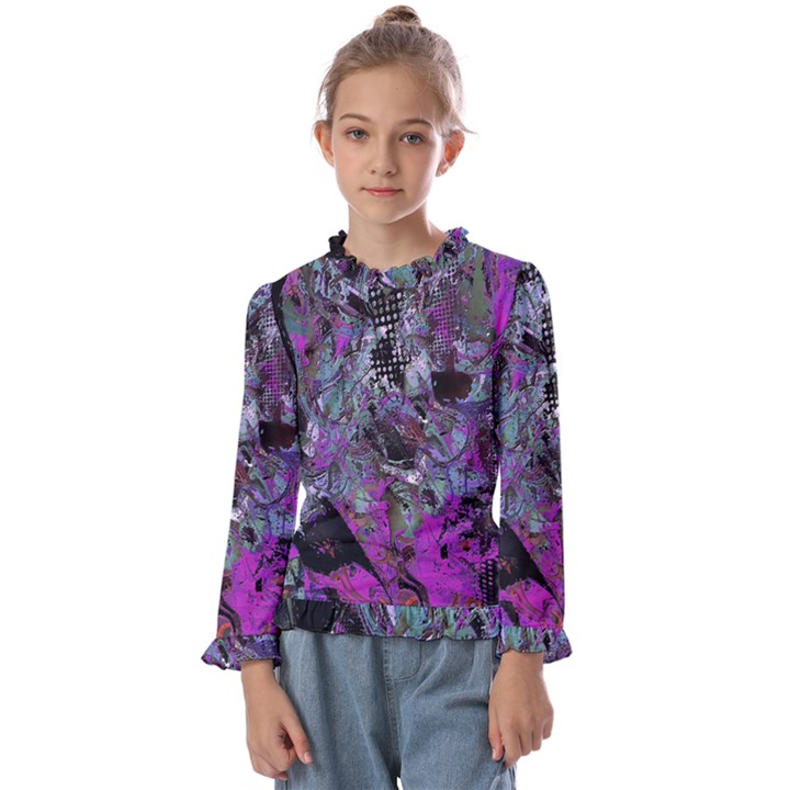 Lo-fi Hyperactivity Kids  Frill Detail Tee