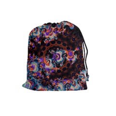 Viral Mandala Drawstring Pouch (large) by MRNStudios