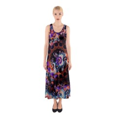 Viral Mandala Sleeveless Maxi Dress by MRNStudios