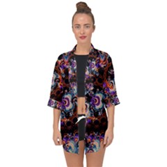 Viral Mandala Open Front Chiffon Kimono by MRNStudios