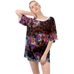 Viral Mandala Oversized Chiffon Top by MRNStudios