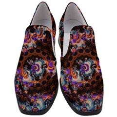 Viral Mandala Women Slip On Heel Loafers by MRNStudios