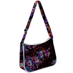 Viral Mandala Zip Up Shoulder Bag by MRNStudios