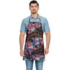 Viral Mandala Kitchen Apron by MRNStudios