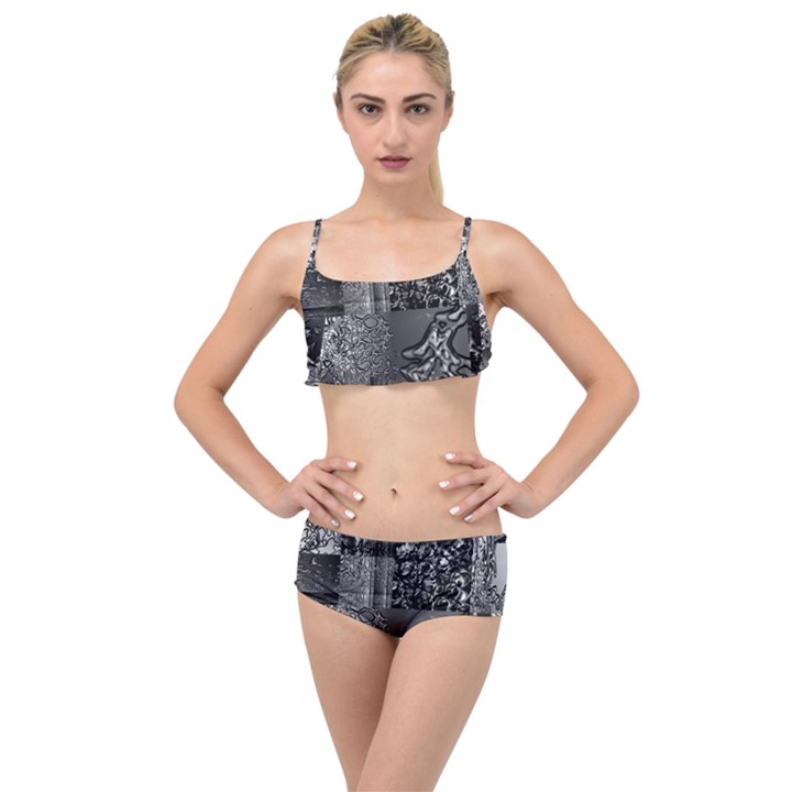 Frequencies Layered Top Bikini Set