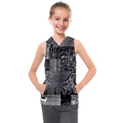 Frequencies Kids  Sleeveless Hoodie by MRNStudios