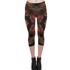 Mrn Medallion Capri Leggings  by MRNStudios