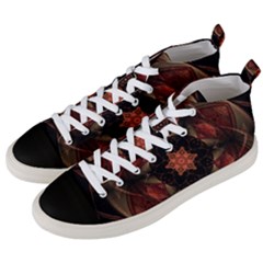 Mrn Medallion Men s Mid-top Canvas Sneakers by MRNStudios