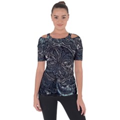 Slammer Shoulder Cut Out Short Sleeve Top by MRNStudios