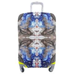 Mixed Media Painting Luggage Cover (medium) by kaleidomarblingart