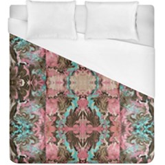 Velvet Arabesque Duvet Cover (king Size) by kaleidomarblingart