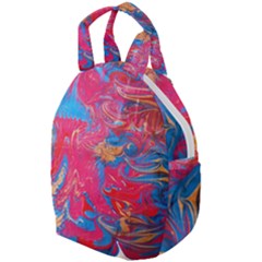 Abstract Flames Travel Backpacks by kaleidomarblingart