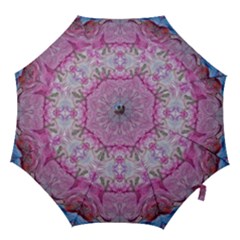 Painted Gem Hook Handle Umbrellas (medium) by kaleidomarblingart