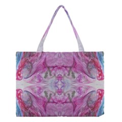 Painted Gem Medium Tote Bag by kaleidomarblingart