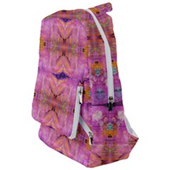 Magenta Kaleidoscope Travelers  Backpack by kaleidomarblingart