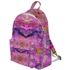 Magenta Kaleidoscope The Plain Backpack by kaleidomarblingart