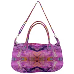 Magenta Kaleidoscope Removal Strap Handbag by kaleidomarblingart