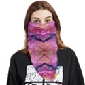 Magenta kaleidoscope Face Covering Bandana (Triangle) View1