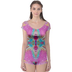 Indian Summer I Boyleg Leotard  by kaleidomarblingart