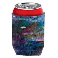 Abstract Turquoise Can Holder by kaleidomarblingart