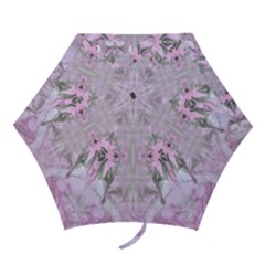 Pink Module Mini Folding Umbrellas by kaleidomarblingart