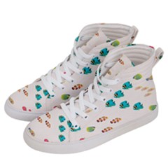 Underwater World Men s Hi-top Skate Sneakers by SychEva