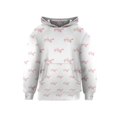 Amor Text Drawing Pattern Kids  Pullover Hoodie