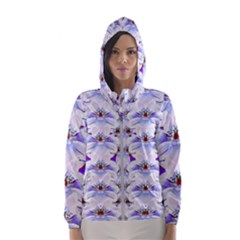 Love To The Flowers In A Beautiful Habitat Women s Hooded Windbreaker by pepitasart