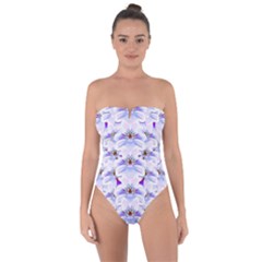 Love To The Flowers In A Beautiful Habitat Tie Back One Piece Swimsuit by pepitasart