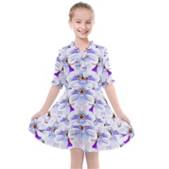 Love To The Flowers In A Beautiful Habitat Kids  All Frills Chiffon Dress by pepitasart