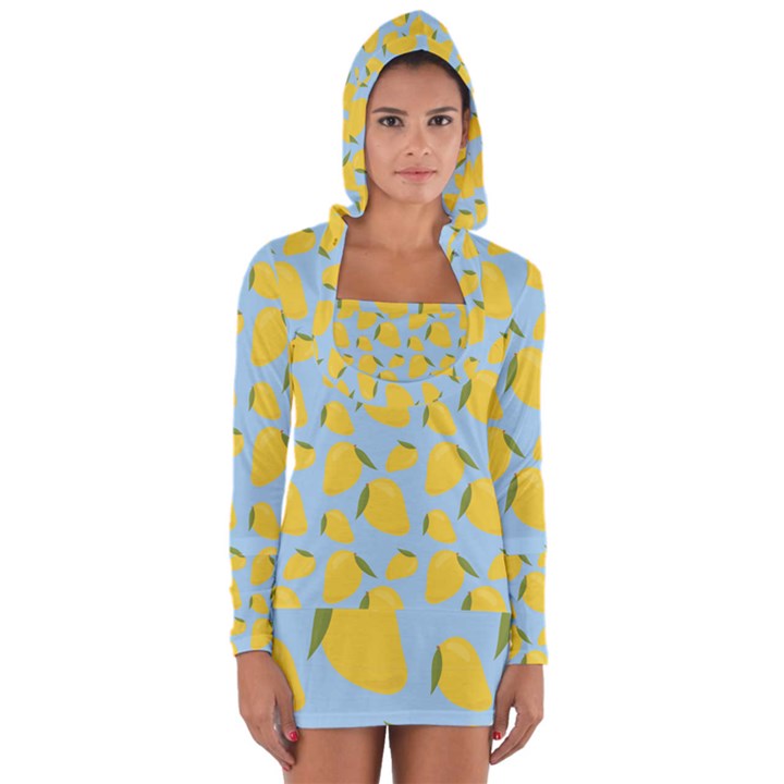 Mango Love Long Sleeve Hooded T-shirt