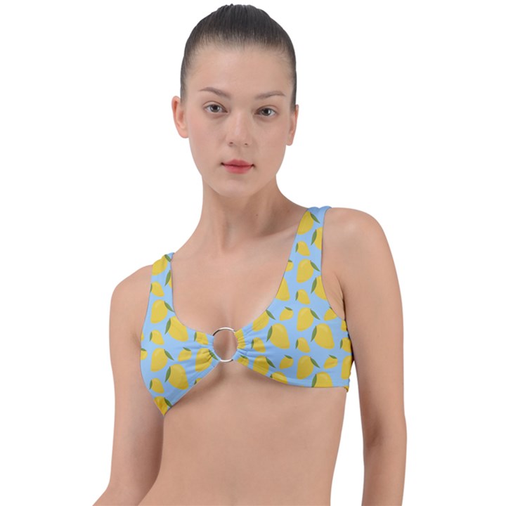 Mango Love Ring Detail Bikini Top