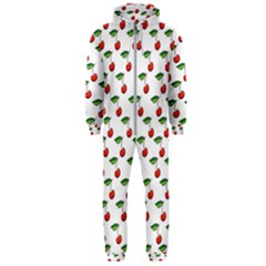 Cherries Love Hooded Jumpsuit (men)  by designsbymallika