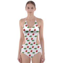 Cherries Love Cut-out One Piece Swimsuit by designsbymallika