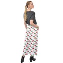 Cherries Love Velour Split Maxi Skirt View2