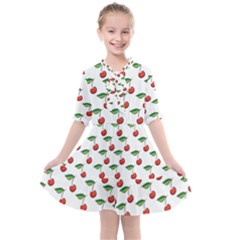 Cherries Love Kids  All Frills Chiffon Dress by designsbymallika