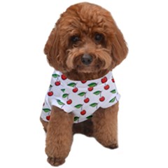 Cherries Love Dog T-shirt by designsbymallika