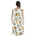 Beer Love Sleeveless Waist Tie Chiffon Dress View2