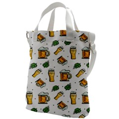 Beer Love Canvas Messenger Bag by designsbymallika