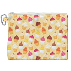 Cupcakes Love Canvas Cosmetic Bag (xxl) by designsbymallika