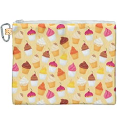 Cupcakes Love Canvas Cosmetic Bag (xxxl) by designsbymallika