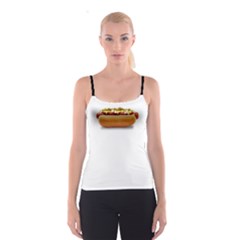 Hot Dog Spaghetti Strap Top by snackkingdom