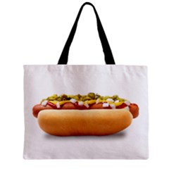 Hot Dog Zipper Mini Tote Bag by snackkingdom