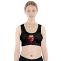 Strawberry Sports Bra With Pocket View1