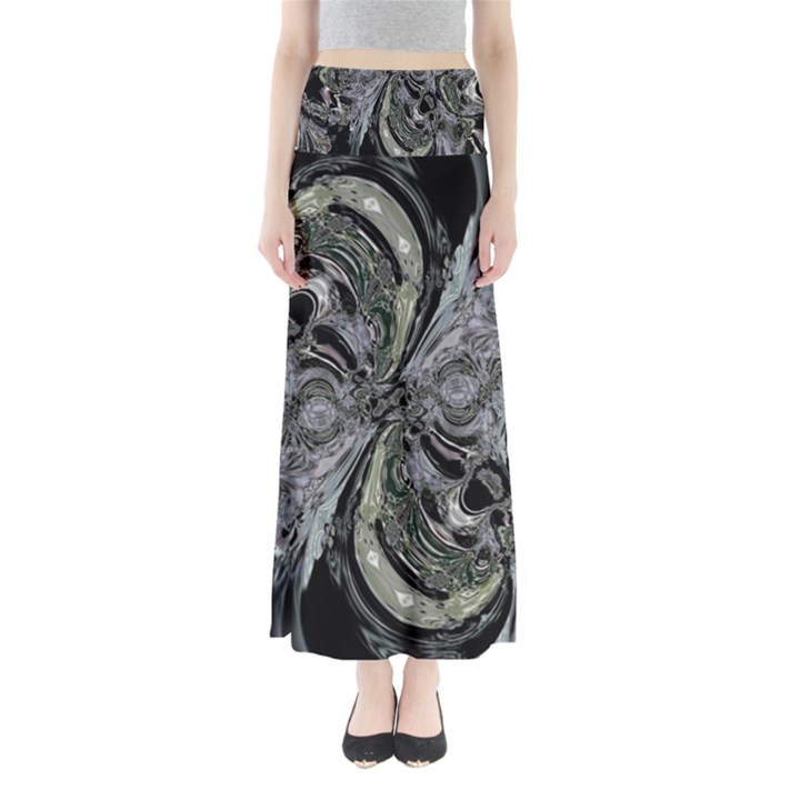 Insect Portrait Full Length Maxi Skirt