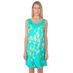 Pop Art Neuro Light Sleeveless Satin Nightdress