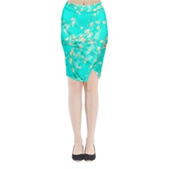 Pop Art Neuro Light Midi Wrap Pencil Skirt by essentialimage365